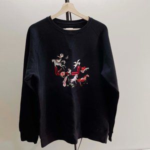Adolfo Dominguez Embroidered Crewneck Sweatshirts